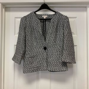 Coldwater Creek Tweed Spring Jacket Blazer sz 10